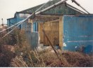 Outhouse at end of dining hall