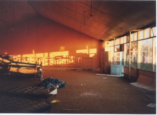 Hall looking towards raised area