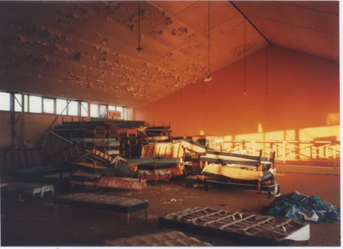 Hall looking towards raised area