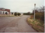 The road in front of Kent Dining Halls leading to car park