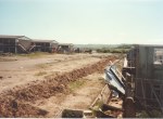 Parking area of Red camp (on the right) and Blue camp (on the left)