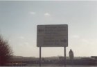Road sign at Filey road junction