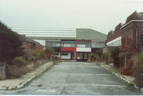 Golden Goose building to the left, indoor pool in the middle and the Holiday Fayre to the right