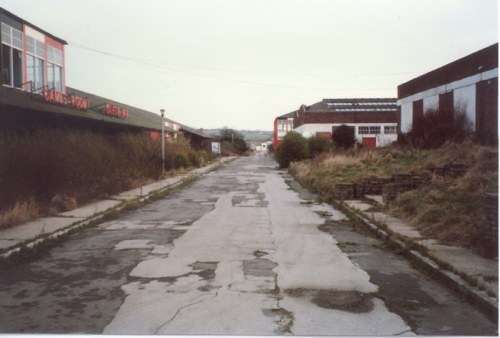 Gaiety Building to the left looking down towards the garage in the far distance