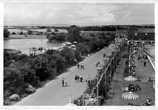 Between boating lake & pool 1959