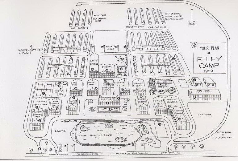 Filey Map from 1969