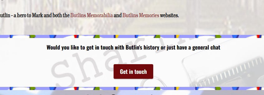 Getting in touch with Butlins Memories