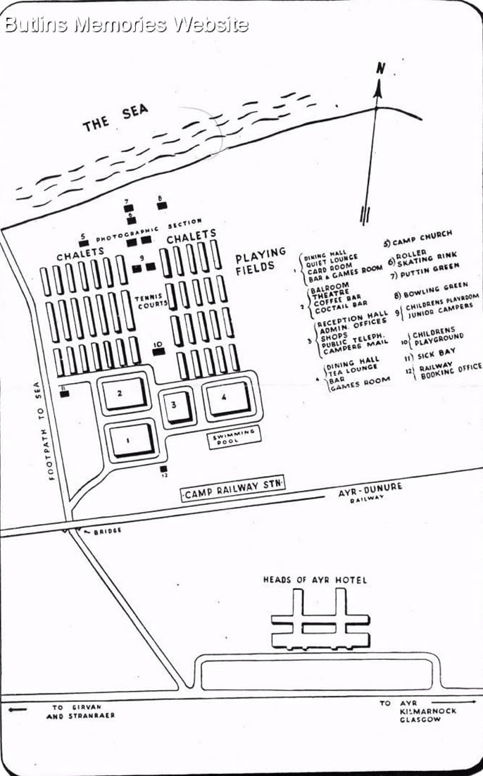 Butlins Ayr maps and guides