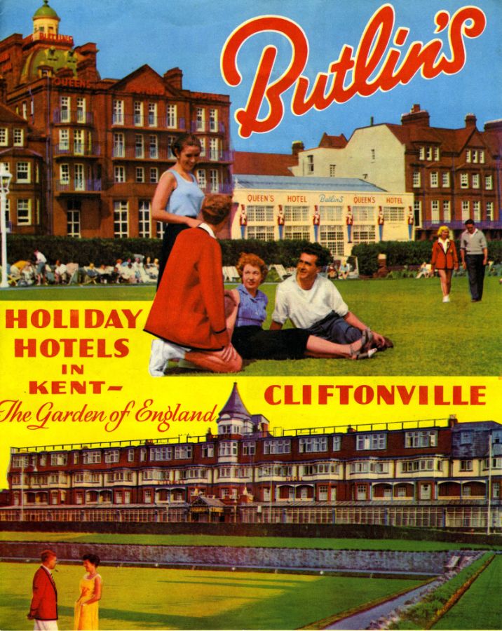 Cliftonville Hotels Leaflet - Front Cover