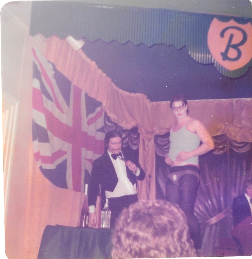 Chairman Dave Sheard & Simon The Bouncer