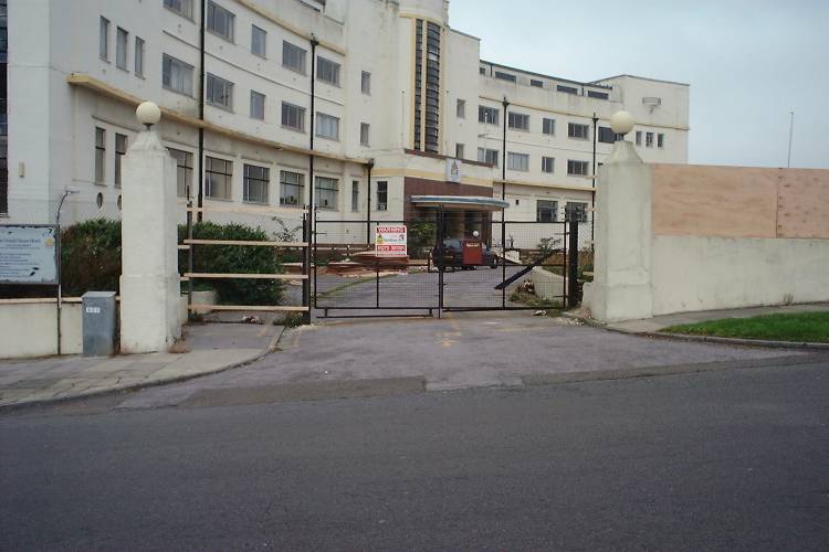 Front of Hotel Pre-Demolition