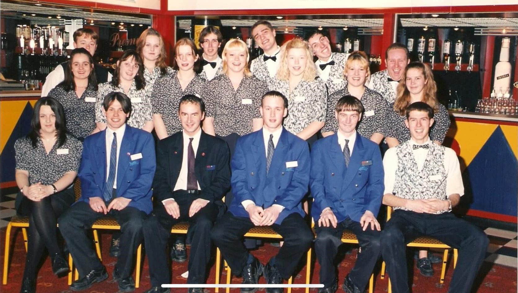 Barnums Staff Photos from 1997/98