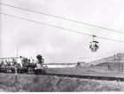 Train and Chairlift with the dry skislope