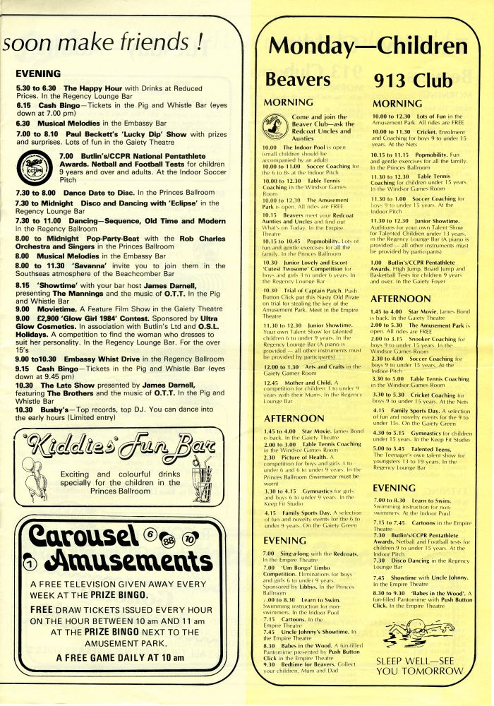 Monday Entertainment - Children & Adults