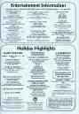 Entertainment Information & Holiday Highlights