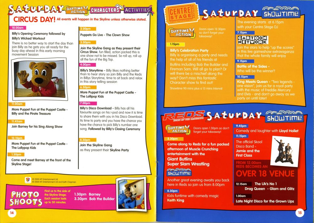 Pages 14 & 15 - Saturday Entertainment