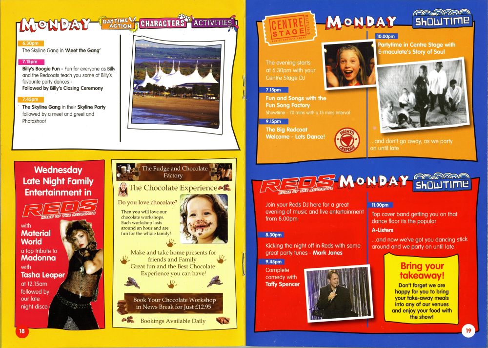 Pages 18 & 19 - Monday Entertainment