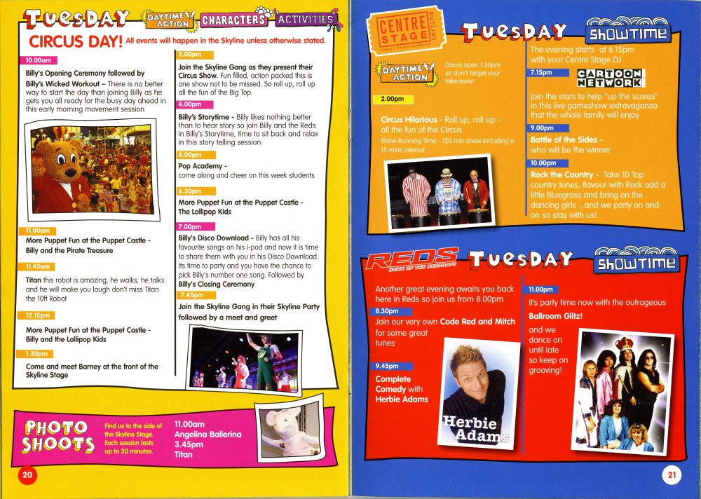 Pages 20 & 21 - Tuesday Entertainment