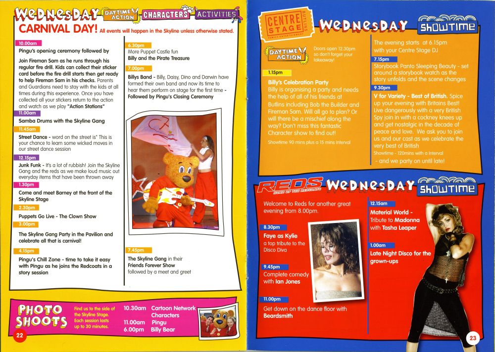 Pages 22 & 23 - Wednesday Entertainment