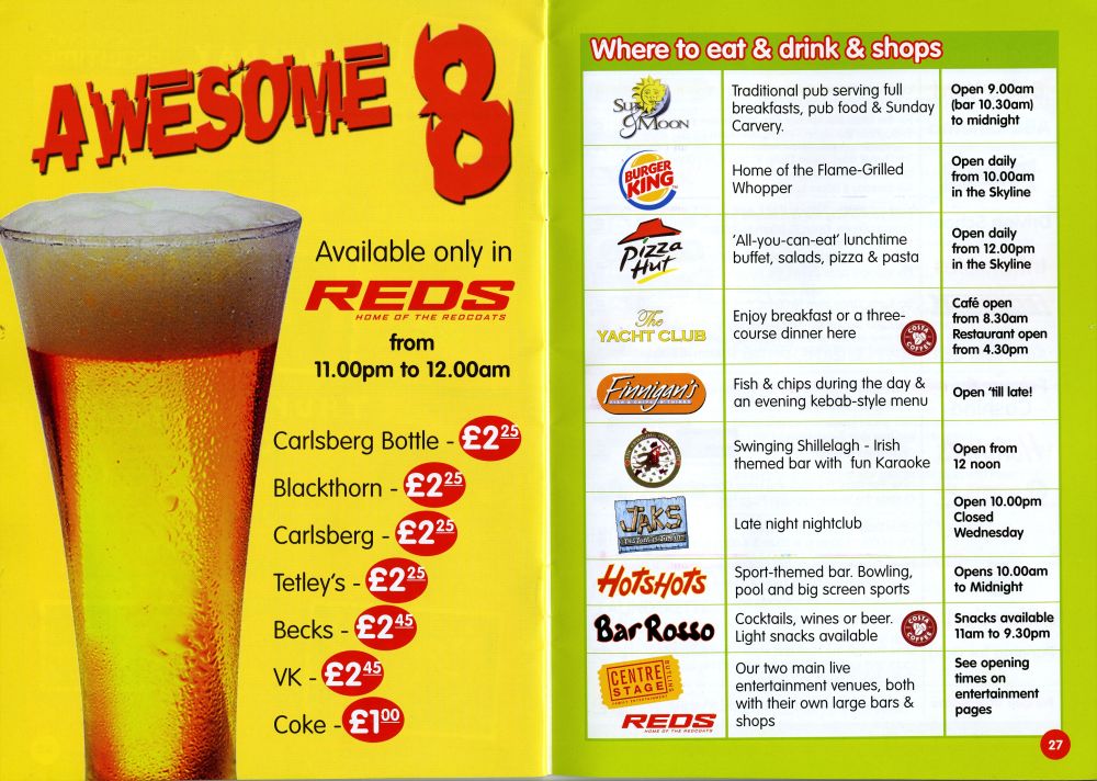 Pages 26 & 27 - Where To Eat & Drink & Shops