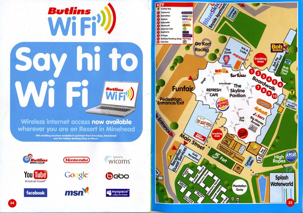 Pages 34 & 35 - Wi-Fi & Map