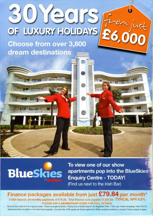 Back Cover - Blue Skies