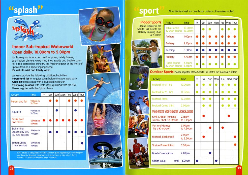 Pages 28 & 29 - Splash & Sport