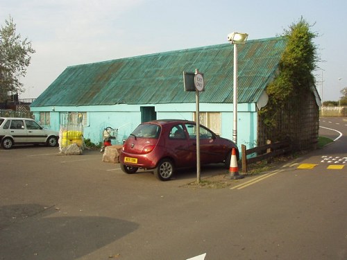 Service Building behind Medical Centre