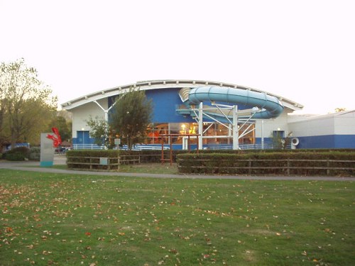 Exterior of indoor pool (Splash)