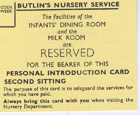 Nursery Pass