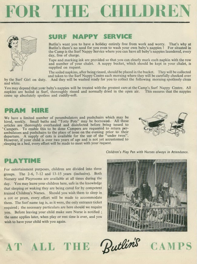 Nursery Leaflet from 1955 (page 2)