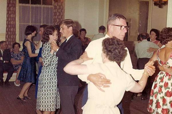 Dancing in the ballroom