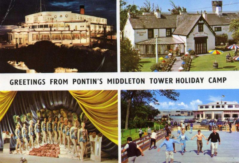 Pontins Middleton Tower Postcard
