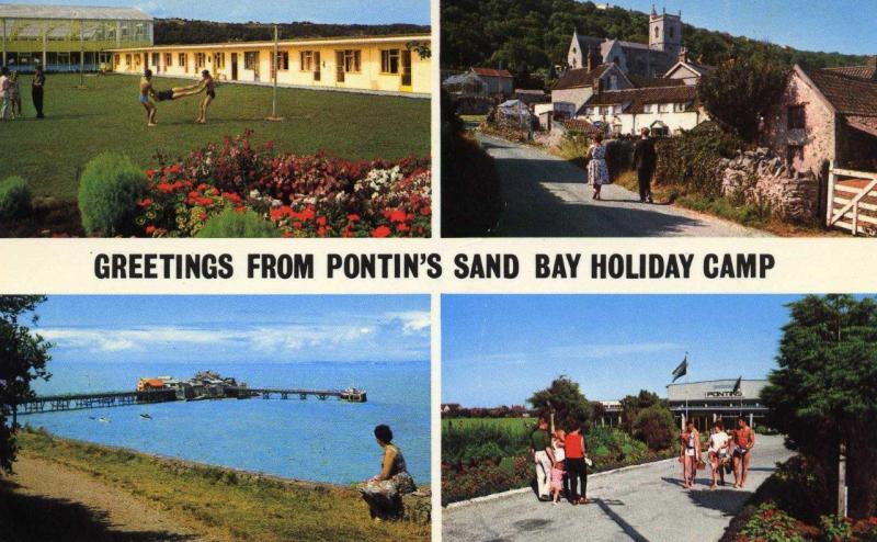 Pontins Sand Bay Postcard