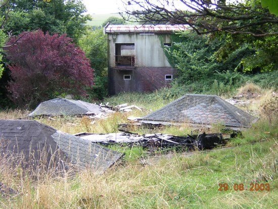 View across to main building