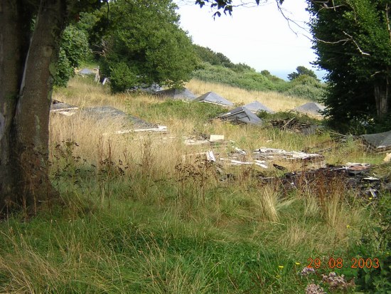 View looking down to swimming pool