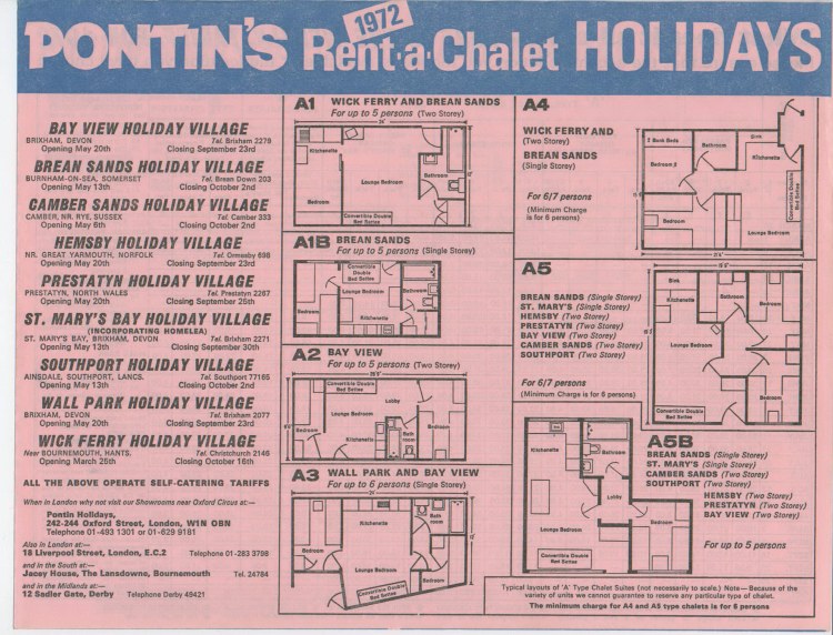 List of Self Catering Camps