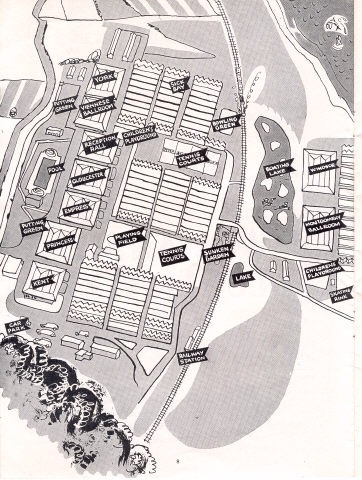 Pwllheli Map from 1950