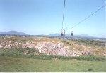 Chairlift over the cliff