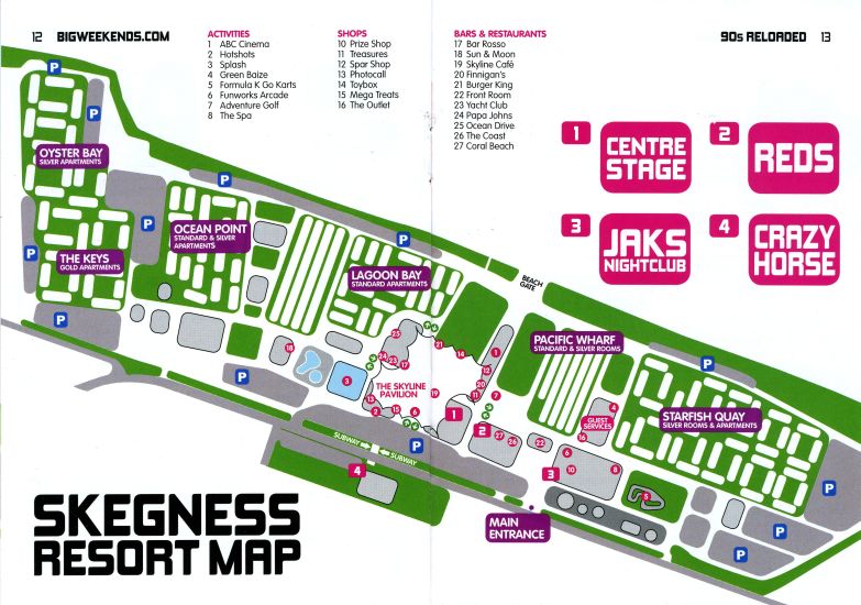 Pages 12 & 13 - Resort Map