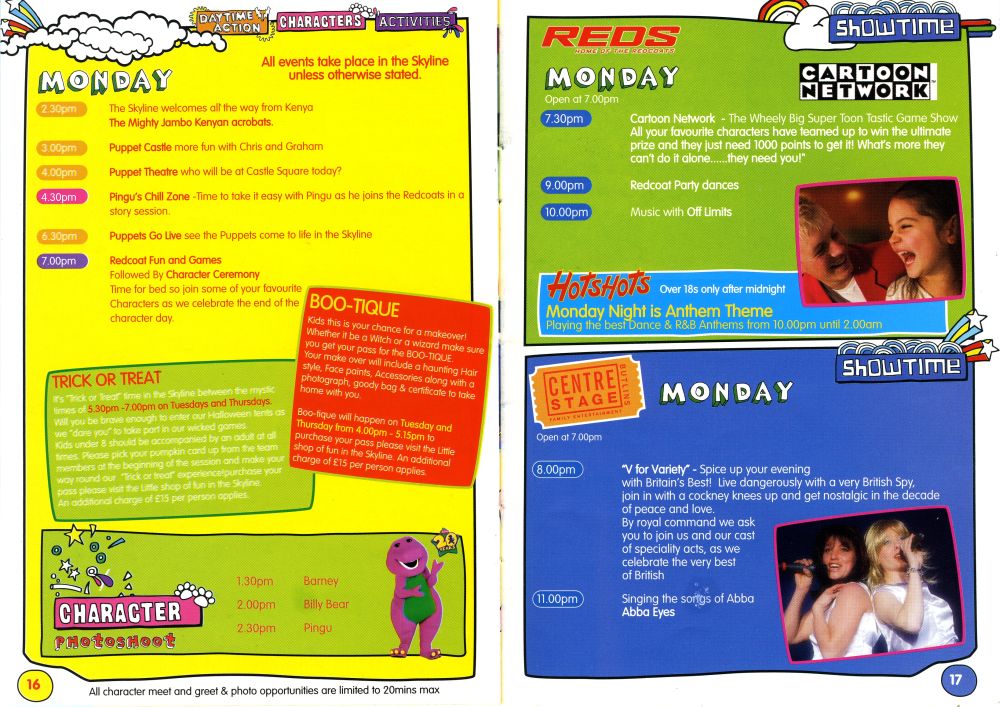 Pages 16 & 17 - Monday Entertainment