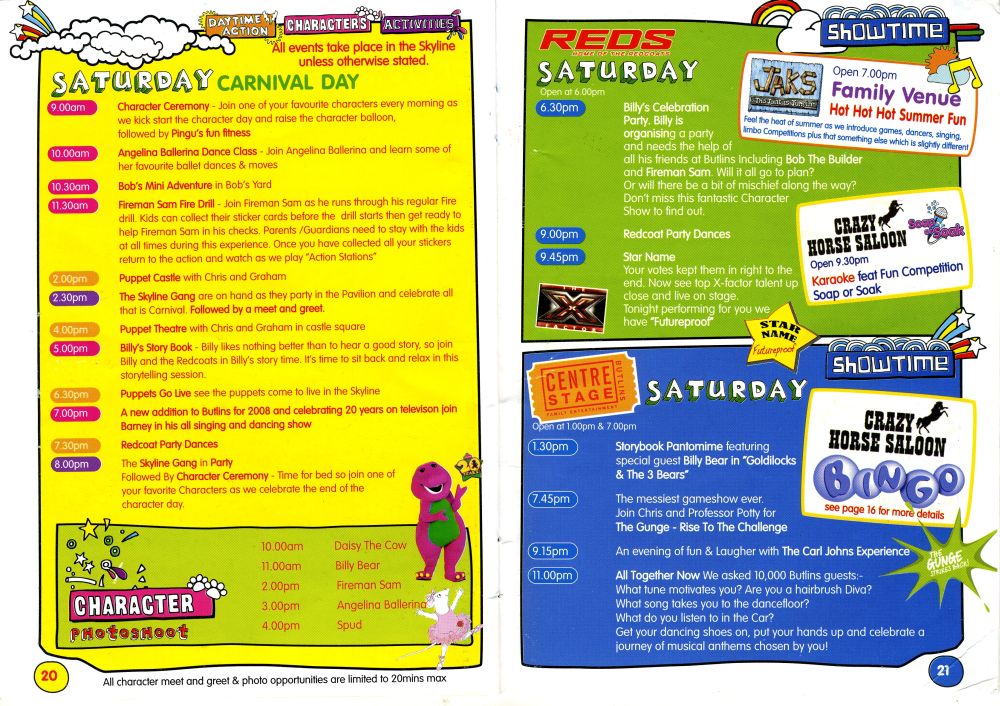 Pages 20 & 21 - Saturday Entertainment
