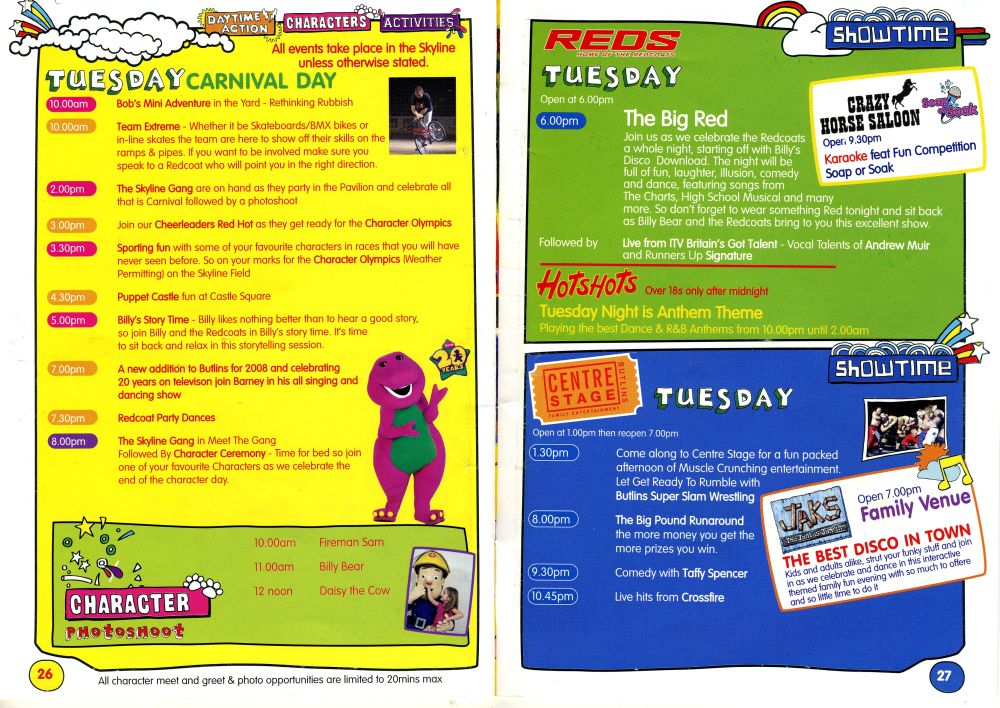 Pages 26 & 27 - Tuesday Entertainment