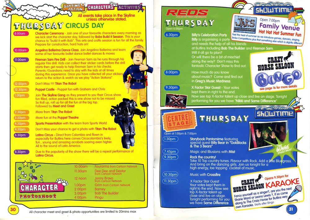 Pages 30 & 31 - Thursday Entertainment
