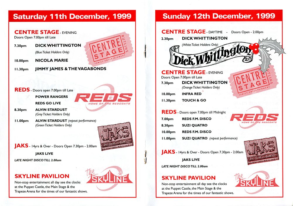 Saturday Evening & Sunday Entertainment