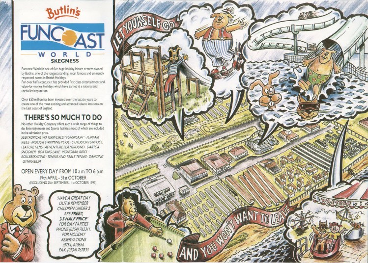 Skegness Leaflet from 1993 Back