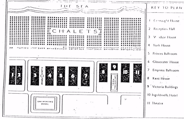 Skegness Map from 1937