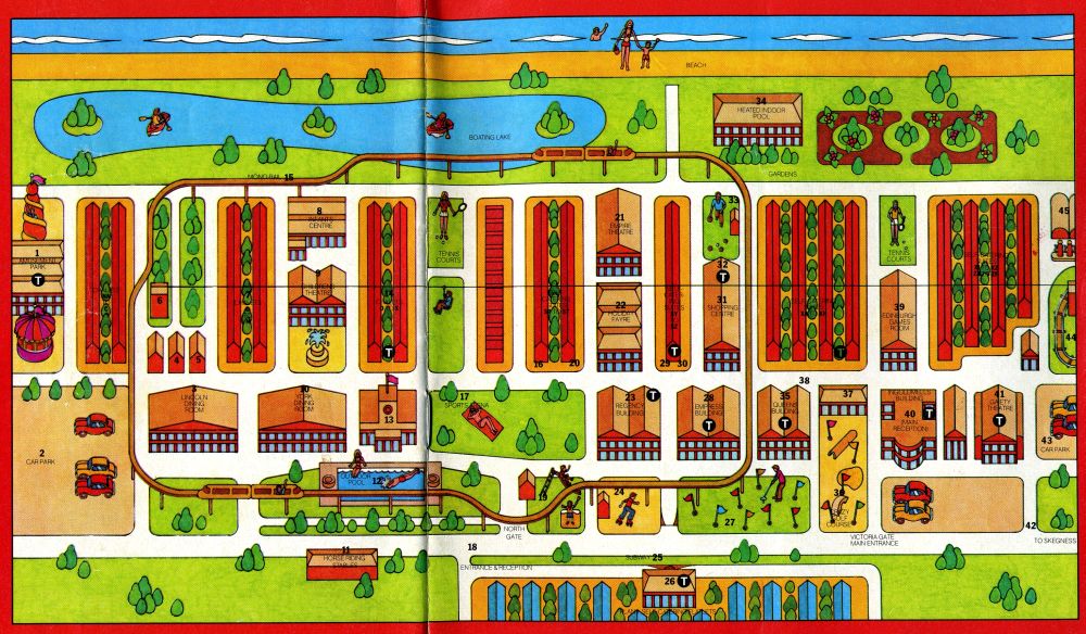 Skegness Map 1975