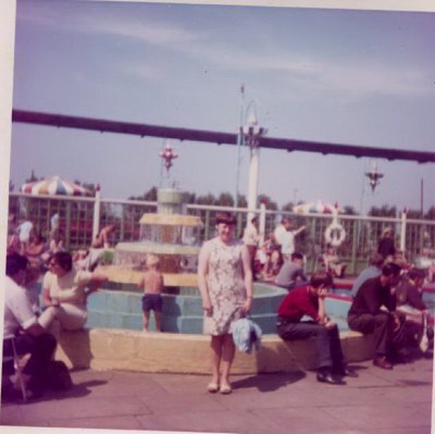 Outdoor Pool Fountain