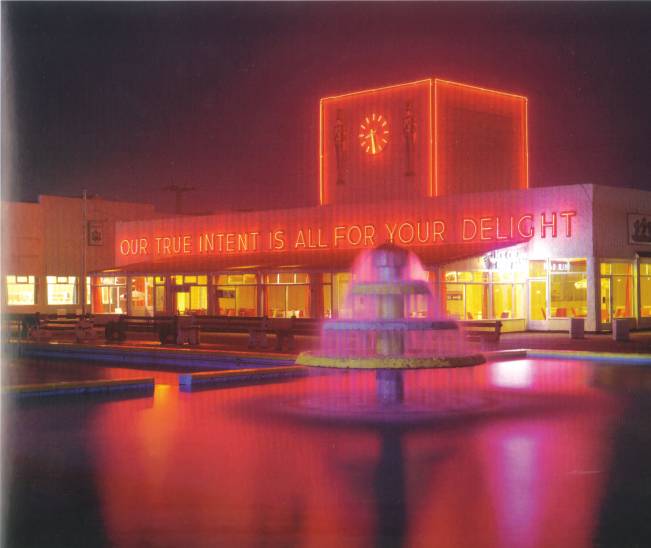 Outdoor Pool by Night